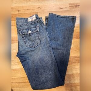 Womens True Religion High Rise Boot Cut 29 Jeans